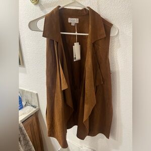 Mudpie medium/large brown vest